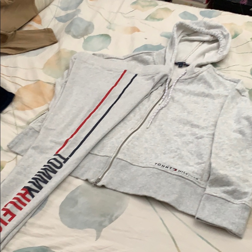 Women’s Tommy Hilfiger zip hoodie and leggings